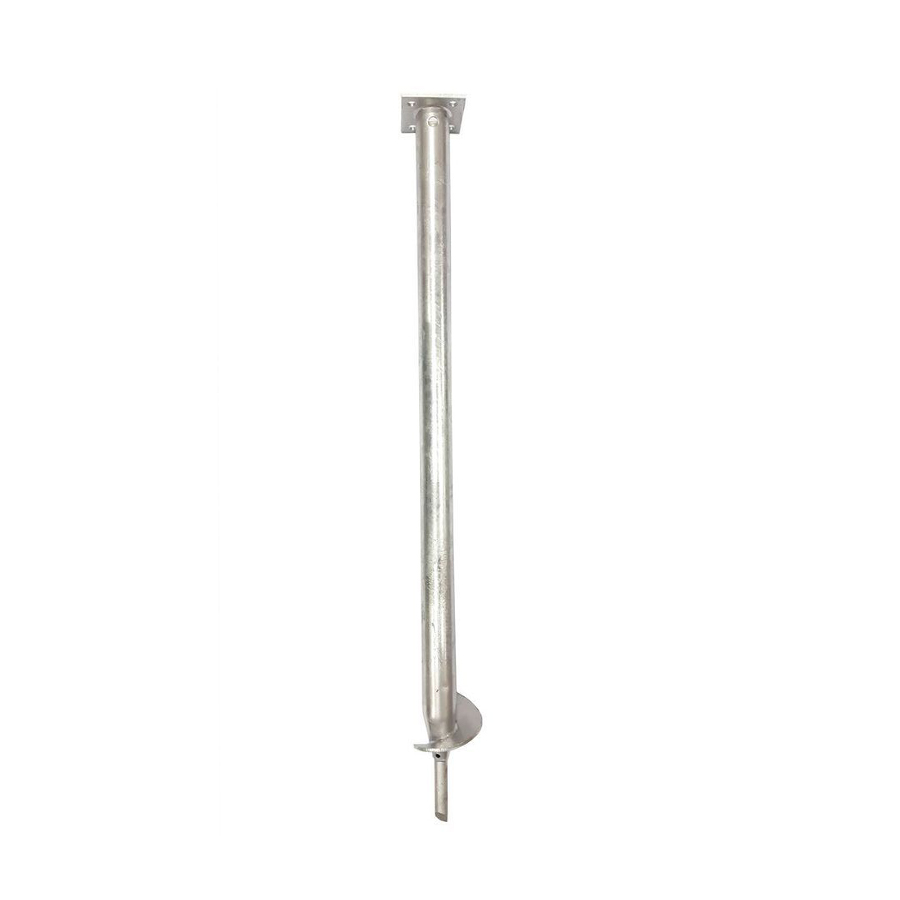 GSVS HDG V Shaped Ground Screw With Flange